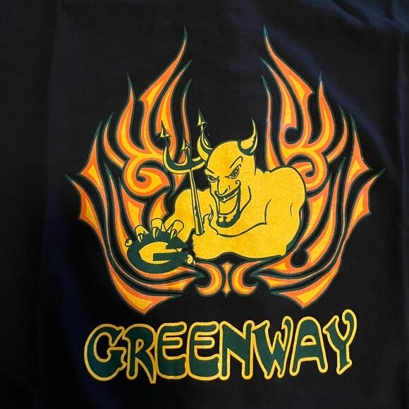 Greenway High School Demons 5 Vtg Large T Lot + New Pin School Mascot 1 T is XL - Picture 11 of 16